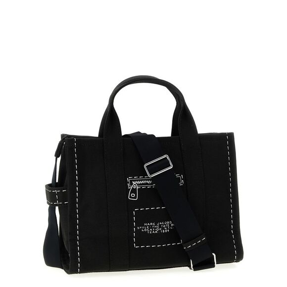 Marc Jacobs Women's The Trompeloeil Cargo Canvasmedium Handbag - Picture 2 of 4